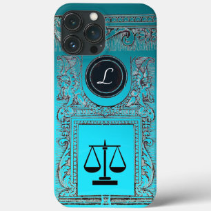 JUSTITIE JURIDISCHE KANTOOR, ATTORNEY Monogram Bla iPhone 13 Pro Max Hoesje