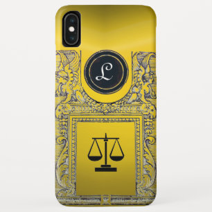JUSTITIE JURIDISCHE KANTOOR, ATTORNEY YELLOW Monog iPhone XS Max Hoesje