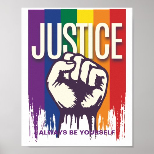 justitie poster prints (Voorkant)