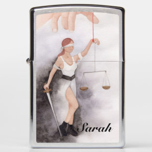 JUSTITIE WARRIOR IN HET SYSTEEM Zippo Lighter