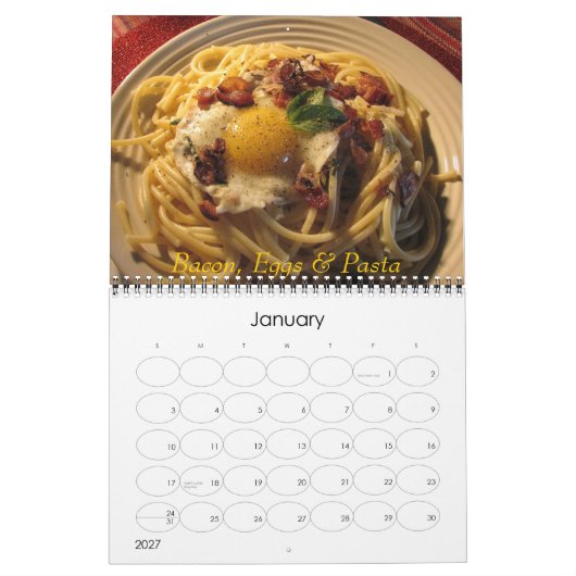 Justopia Cooks, 2009 Kalender (Jan 2027)