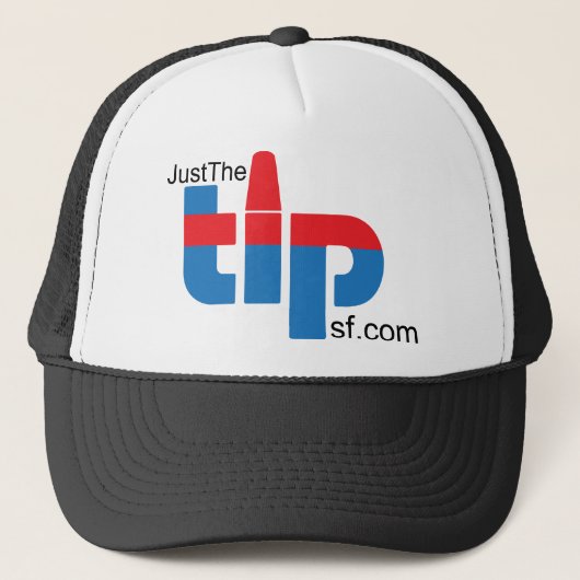 JustTheTipSF.com Trucker Pet (Voorkant)