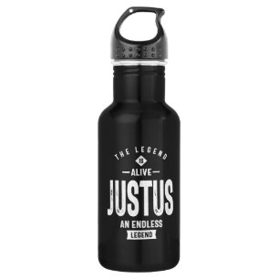 Justus Persoonlijke naam Birthday Gift Waterfles