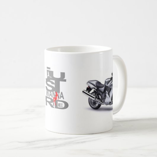 JustWannaRide une tasse ZX-14 (Devant droit)