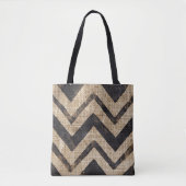 Jute Chevron Sac fourre-tout (Devant)
