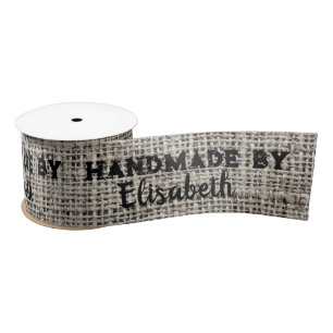 Jute Handgemaakte Labels Met Naam Om Uit Te Knippe Lint