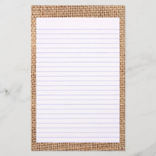 Jute Lined Stationery Briefpapier
