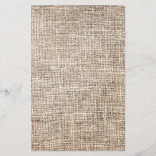 Jute Textile Briefpapier (Voorkant)