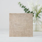 Jute Textile Kaart (Staand voorkant)