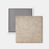Jute Textile Magneet (Voorkant / Achterkant)