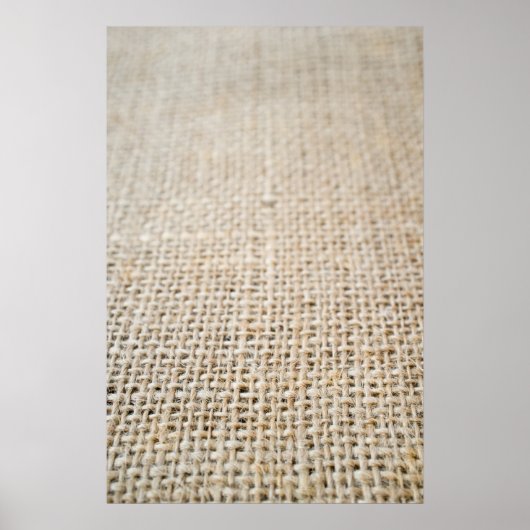 Jute textuur poster (Voorkant)