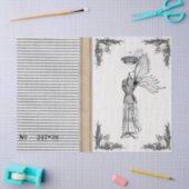 Jute Ticking Dress Form Fairy Tissue Tissuepapier (Craft)