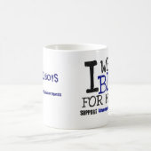 J'utilise la tasse de café BLEUE (Centre)