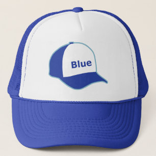 J'utilise un casquette bleu