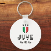 Juve Black Sleutelhanger (Voorkant)