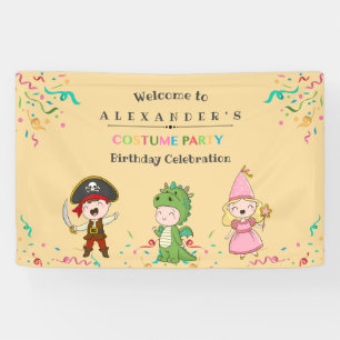 Juveniel kostuum partij banner
