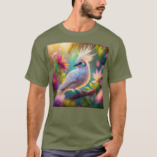 Juveniele Crested Blush Feather Dove Fantasy Bird T-shirt