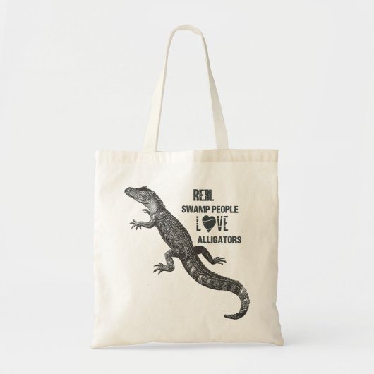 Juvenile Alligator Love Tote Bag (Voorkant)