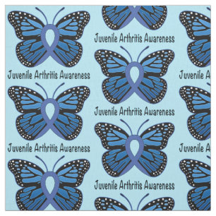 Juvenile Artritis Butterfly lbon Stof