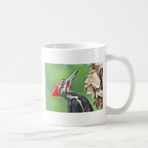 Juvenile pileated Woodpecker Profile Gifts Apparel Koffiemok