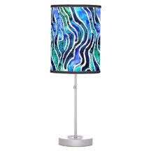 Juweel getint blauw en groen patroon