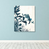 Juweel van het regenwoud canvas afdruk (Insitu (Houten vloer))