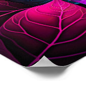 Juweeltint bladeren VII Poster (Hoek)