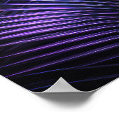 Juweeltint palmbladeren poster (Hoek)