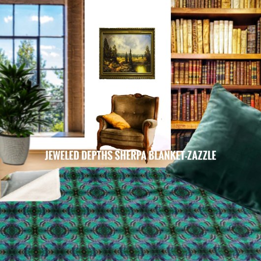 Juwelde diepten sherpa deken