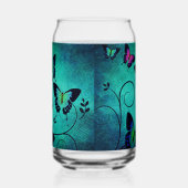  juwelen Butterflies Blikvorm Glas (Links)