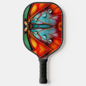Juwelen op een vurige vleugel pickleball paddle (Voorkant)