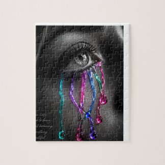 Juwelen Tranen Gotische Oog Kunstpuzzel Legpuzzel