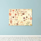 Juwelen uit de Catalogus Tiffany, 1890 Canvas Afdruk (Insitu (Houten vloer))