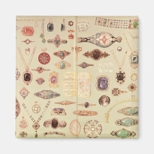 Juwelen uit de Catalogus Tiffany, 1890 Magneet