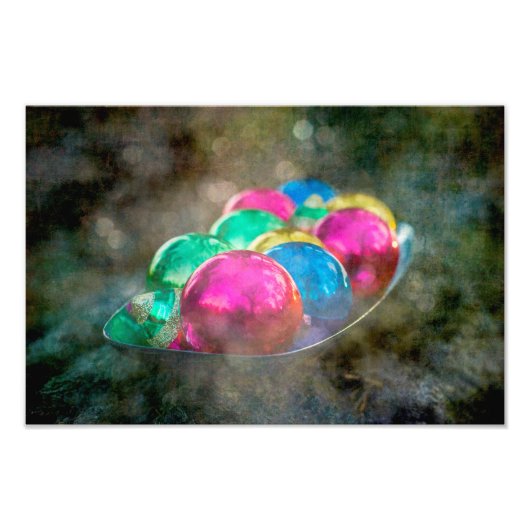 Juwelen van de kerstsieraden foto afdruk (Voorkant)