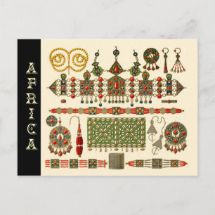 Juwelen van het volk van Kabyle in Algerije Briefkaart