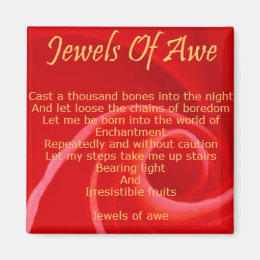 Juwelen van ontzag magneet (Voorkant)