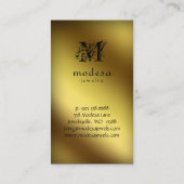 Juwelen Visitekaartjes Verloving Rings Gold V (Achterkant)