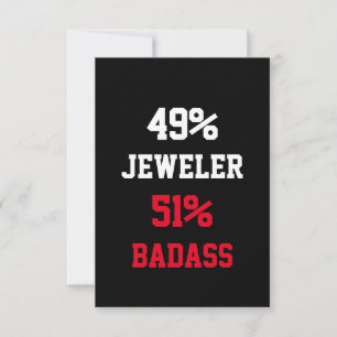Juwelier Badass Card Kaart