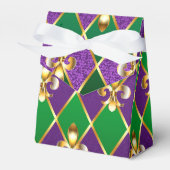 Juwelry Background Mardi Gras Bedankdoosjes (Voorkant Zijde)