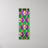 Juwelry Background Mardi Gras Canvas Afdruk (Voorkant)