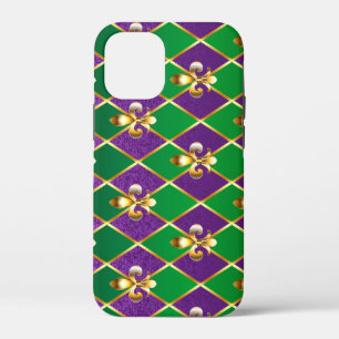 Juwelry Background Mardi Gras iPhone 12 Mini Hoesje