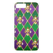 Juwelry Background Mardi Gras Case-Mate iPhone Case (Achterkant)