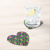 Juwelry Background Mardi Gras Kartonnen Onderzetters (Insitu)