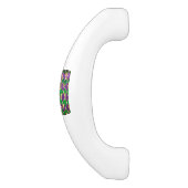 Juwelry Background Mardi Gras Keramische Kastgreep (Zijkant)