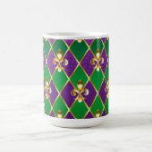 Juwelry Background Mardi Gras Magische Mok (Midden)