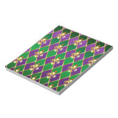 Juwelry Background Mardi Gras Notitieblok (Gedraaid)