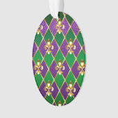 Juwelry Background Mardi Gras Ornament (voorkant)