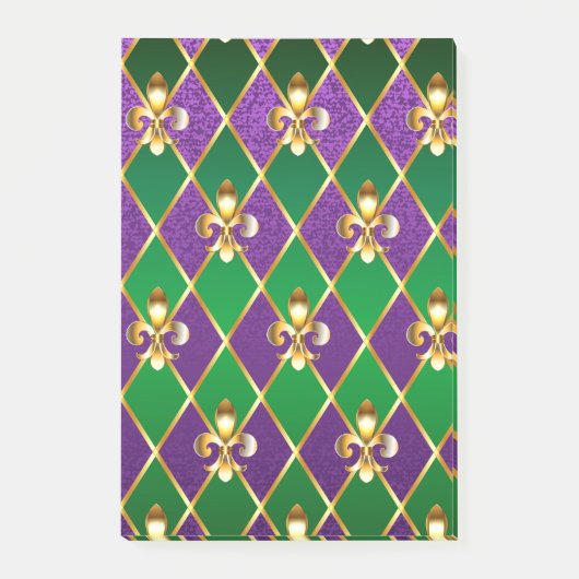 Juwelry Background Mardi Gras Post-it® Notes (Voorkant)