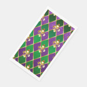 Juwelry Background Mardi Gras Servet (Hoek)